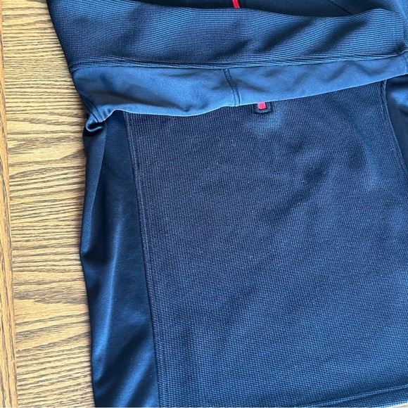 Spyder Men’s Fleece Lined Black Pullover with Red 1/4 Zipper - Picture 4 of 16